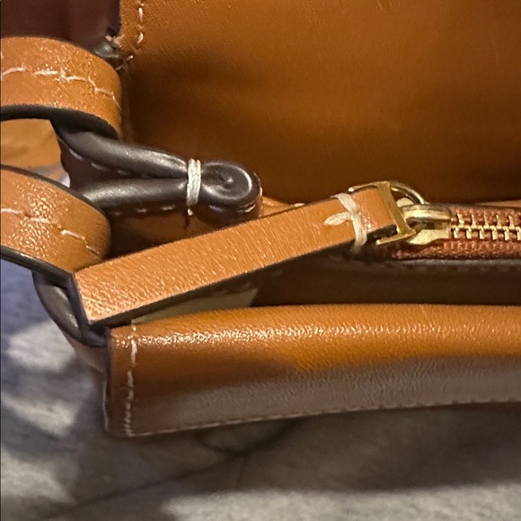 Tory Burch Brown Leather Crossbody Bag - Picture 4 of 4